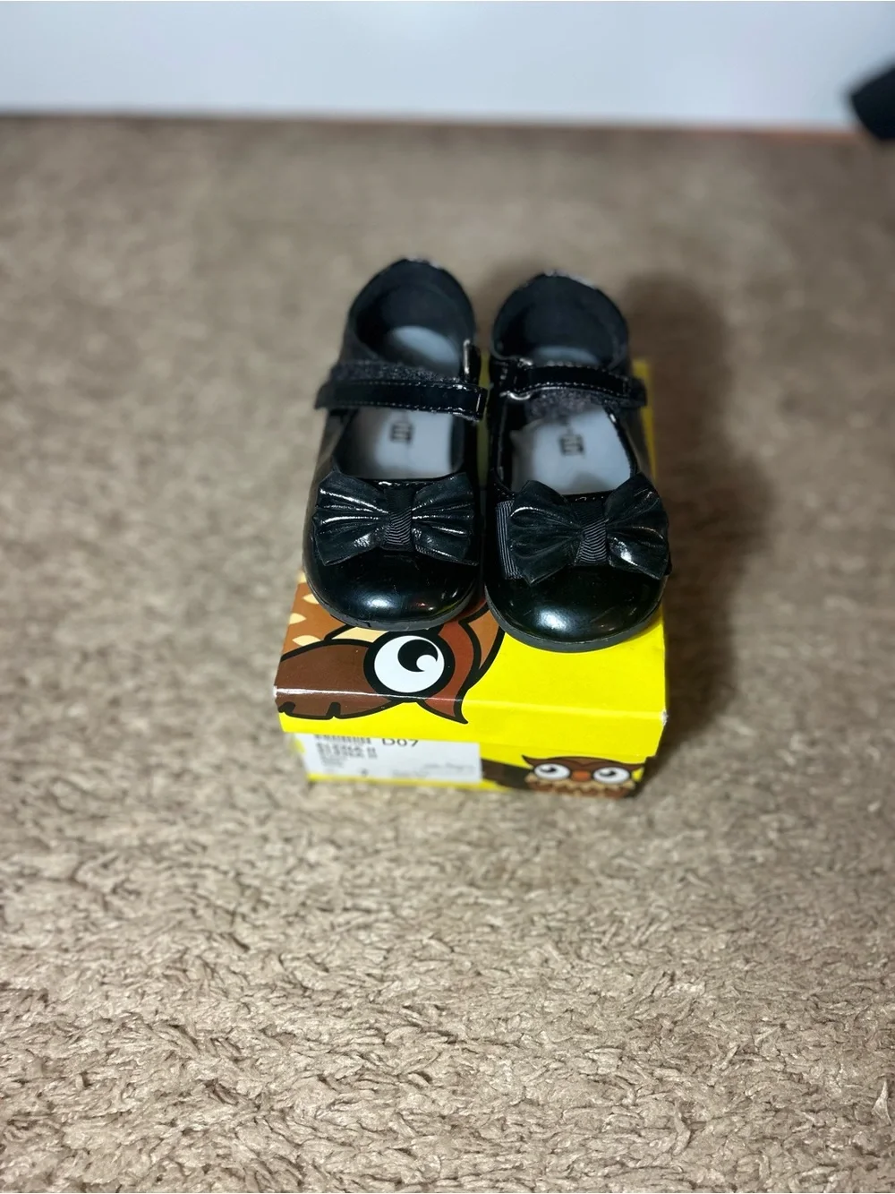 Girls Black Bow Mary Jane Kids Shoes